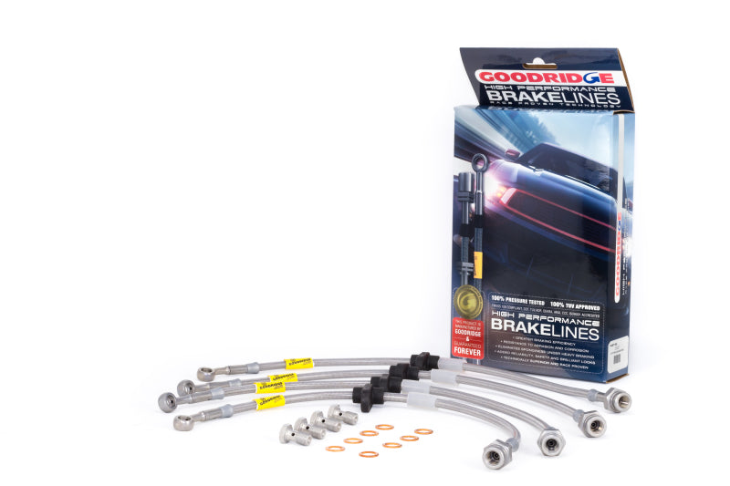 GR G-Stop Brake Line Kits - Goodridge 97-01 Honda Prelude (Base Model) Stainless Steel Brake Line Kit