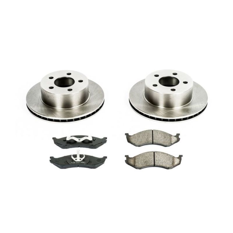 PSB Autospecialty Kit - Power Stop 90-99 Jeep Cherokee Front Autospecialty Brake Kit