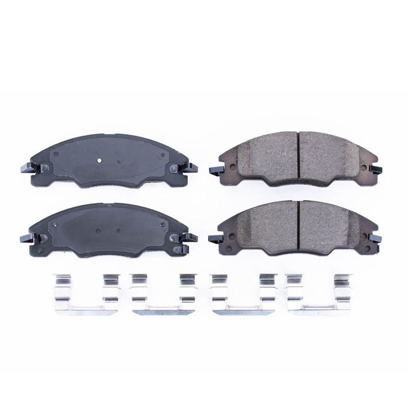 PSB Z17 Evolution Brake Pads - Power Stop 08-11 Ford Focus Front Z17 Evolution Ceramic Brake Pads w/Hardware