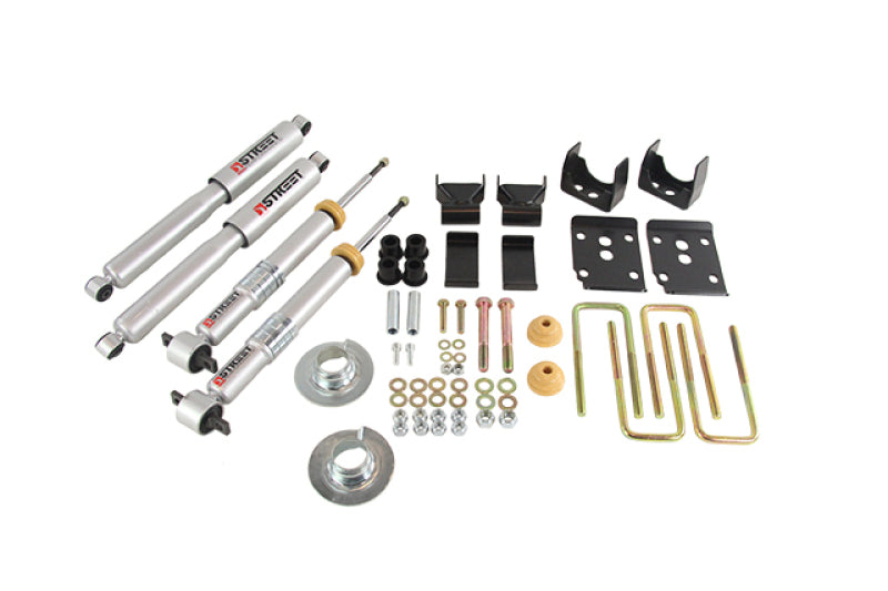 BT Street Performance Shock - Belltech 2015+ Ford F-150 1-3in Front 5in Rear Lower Kit with SP Shocks