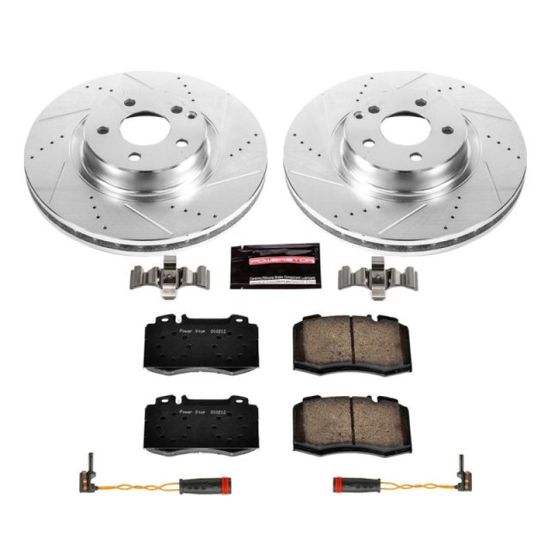 PSB Z23 Evolution Kit - Power Stop 07-09 Mercedes-Benz E550 Front Z23 Evolution Sport Brake Kit