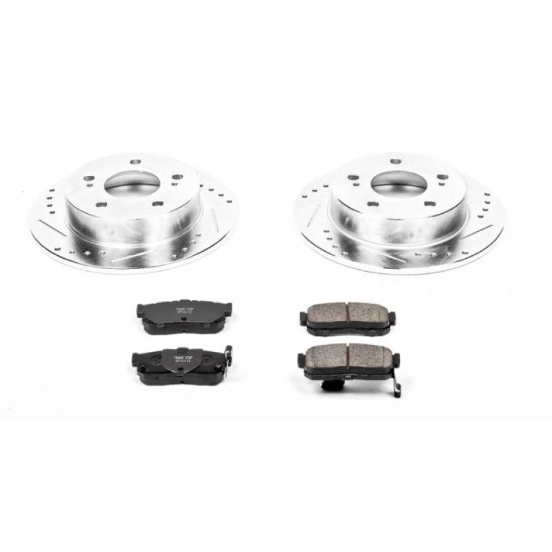 PSB Z23 Evolution Kit - Power Stop 89-94 Nissan Maxima Rear Z23 Evolution Sport Brake Kit