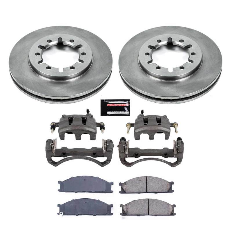 PSB Autospecialty Kit w/Cals - Power Stop 99-02 Nissan Frontier Front Autospecialty Kit w/Calipers