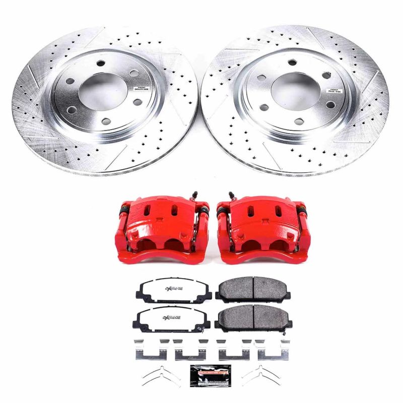 PSB Z36 Truck & Tow Kit - Power Stop 17-22 Nissan Titan Front Z36 Truck & Tow Kit w/Cals