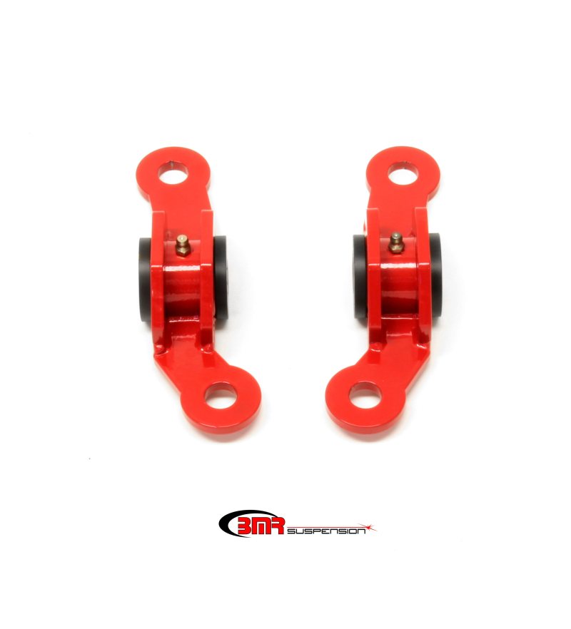 BMR Control Arm Bushing Kits - BMR 10-15 5th Gen Camaro Rear Upper Control Arm Bushing Kit (Delrin) - Red