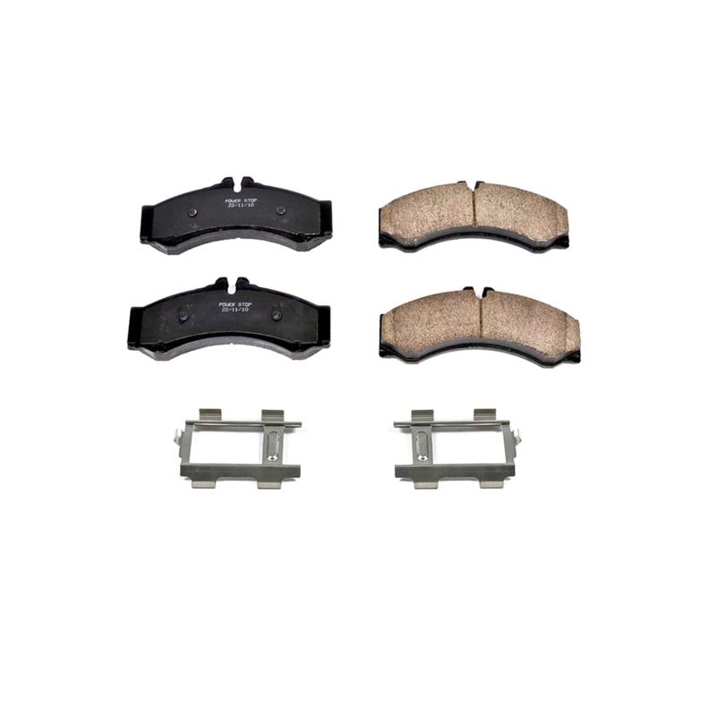 PSB Z17 Evolution Brake Pads - Power Stop 03-06 Dodge Sprinter 2500 Front or Rear Z17 Evolution Ceramic Brake Pads w/Hardware