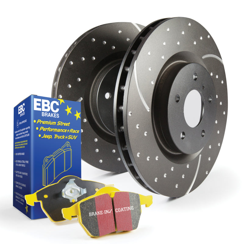 EBC GD Sport Rotor Sets - EBC S5 Kits Yellowstuff Pads and GD Rotors