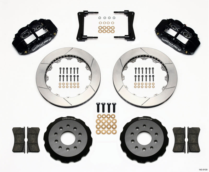 WIL Superlite Brake Kit - Wilwood Narrow Superlite 6R Front Hat Kit 13.06in 2005-2014 Mustang