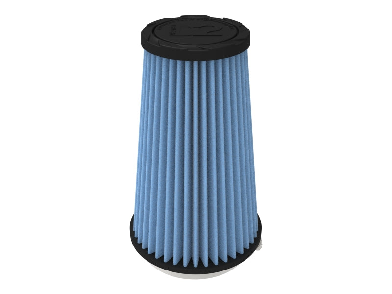 AFE Universal D2 Dura Dry Air Filter - aFe POWER Universal Clamp-On Air Filter w/ D2 Dura-Dry Media - 3-1/2in F x 5in B x 3-1/2in T x 8in H
