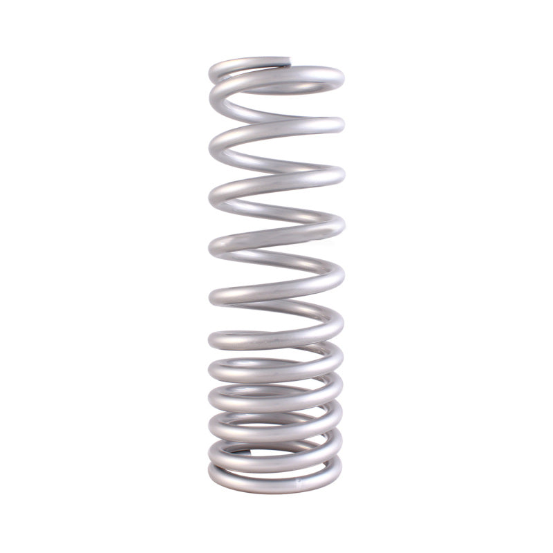 QAP Springs - 2-1/2 ID - QA1 2-1/2in ID Variable Rate High Travel Spring - 10in Length x 225/475lbs/in - Silver Powder Coated