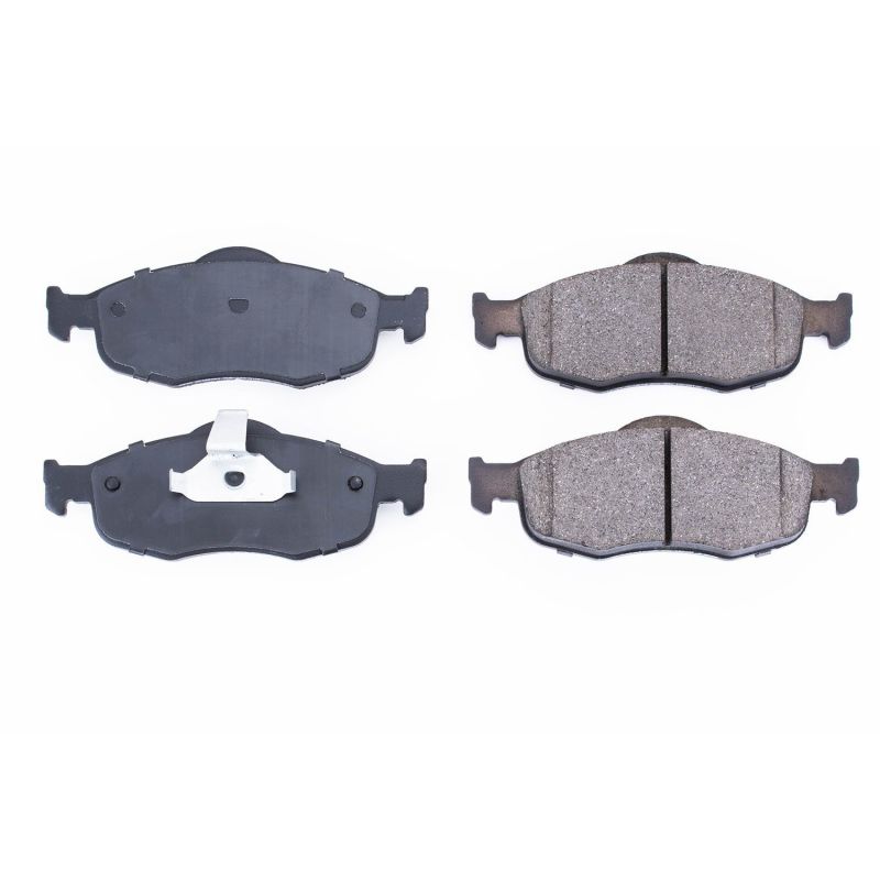 PSB Z16 Evolution Brake Pads - Power Stop 95-00 Ford Contour Front Z16 Evolution Ceramic Brake Pads
