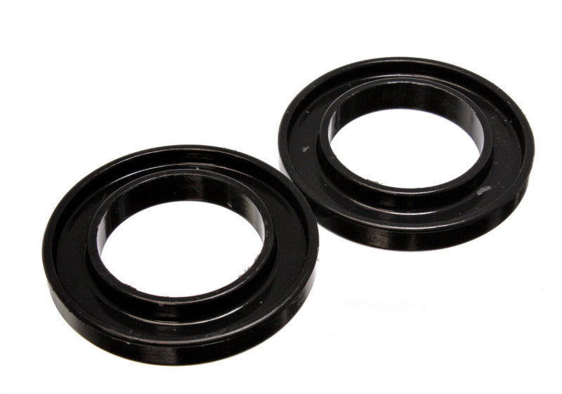 ES Spring Isolators - Black - Energy Suspension Universal 3-3/16in ID 5-1/4in OD 3/4in H Black Coil Spring Isolators (2 per set)