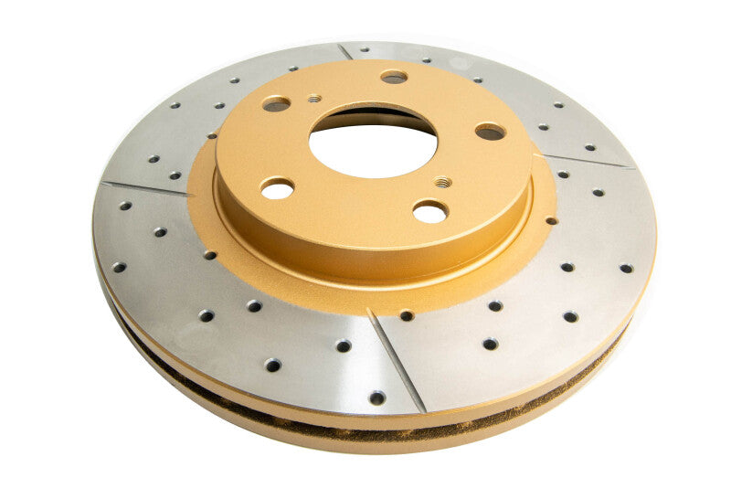 DBA Street Slot&Drill Rotors - DBA 92-06 Toyota Camry 4 Cyl/6 Cyl Front Drilled & Slotted Street Series Rotor