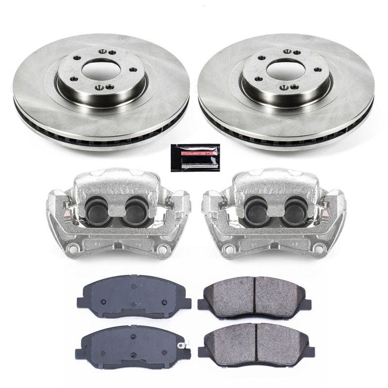 PSB Autospecialty Caliper - Power Stop 13-16 Hyundai Santa Fe Front Autospecialty Kit w/Cals