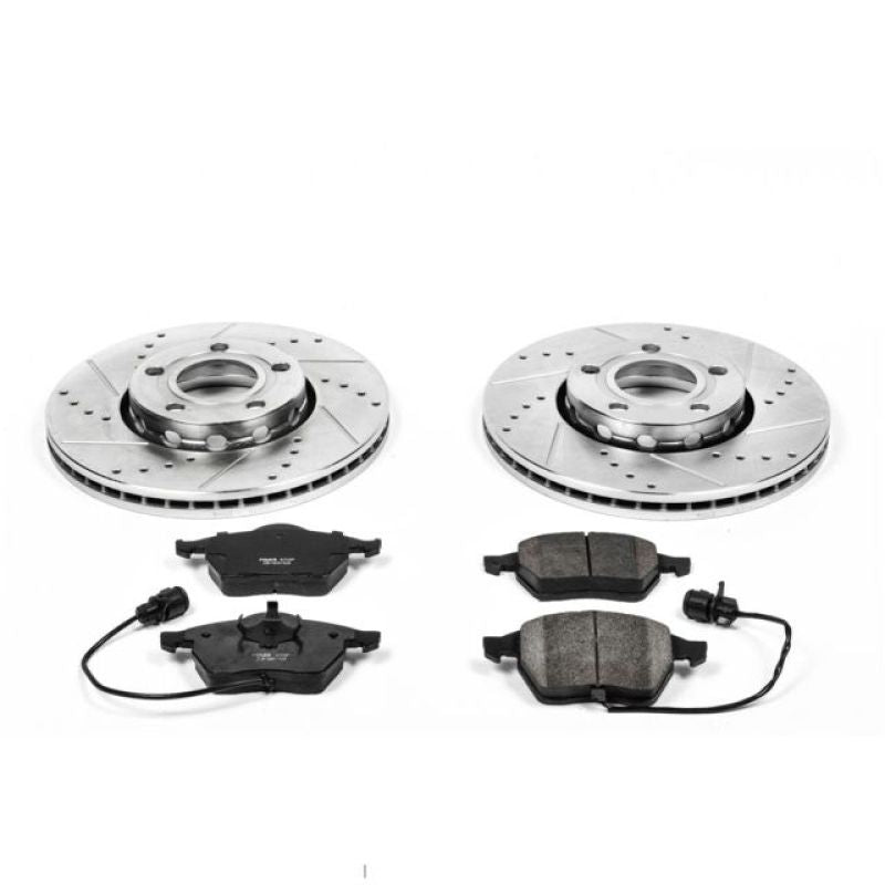 PSB Z23 Evolution Kit - Power Stop 95-97 Audi A6 Front Z23 Evolution Sport Brake Kit