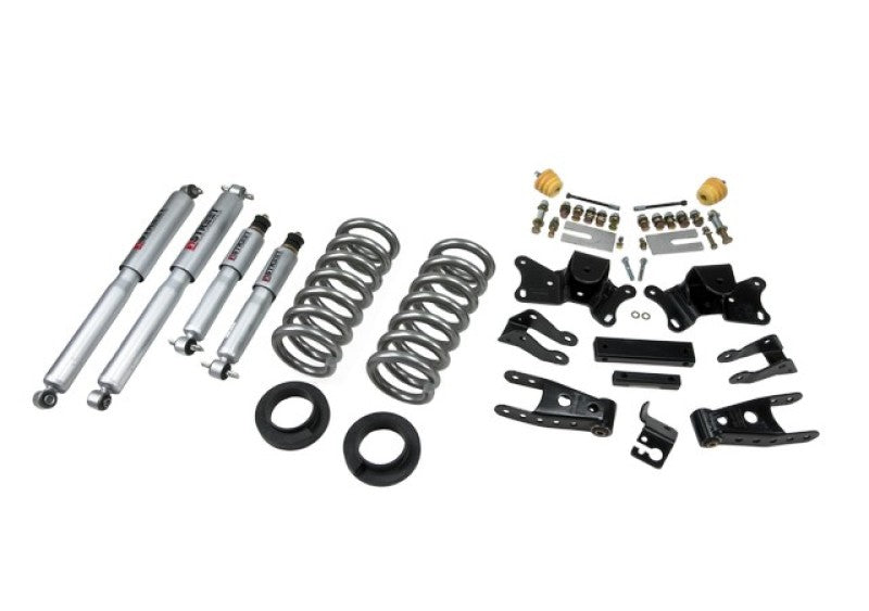 BT Lower Kit w SP Shocks - Belltech LOWERING KIT WITH SP SHOCKS