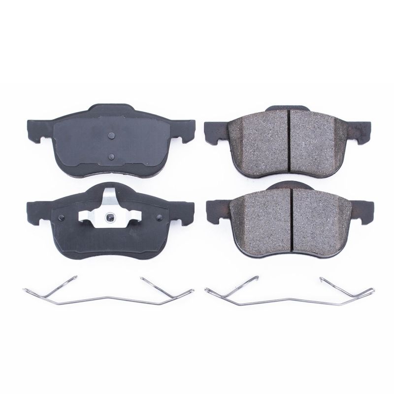 PSB Z17 Evolution Brake Pads - Power Stop 01-09 Volvo S60 Front Z17 Evolution Ceramic Brake Pads w/Hardware