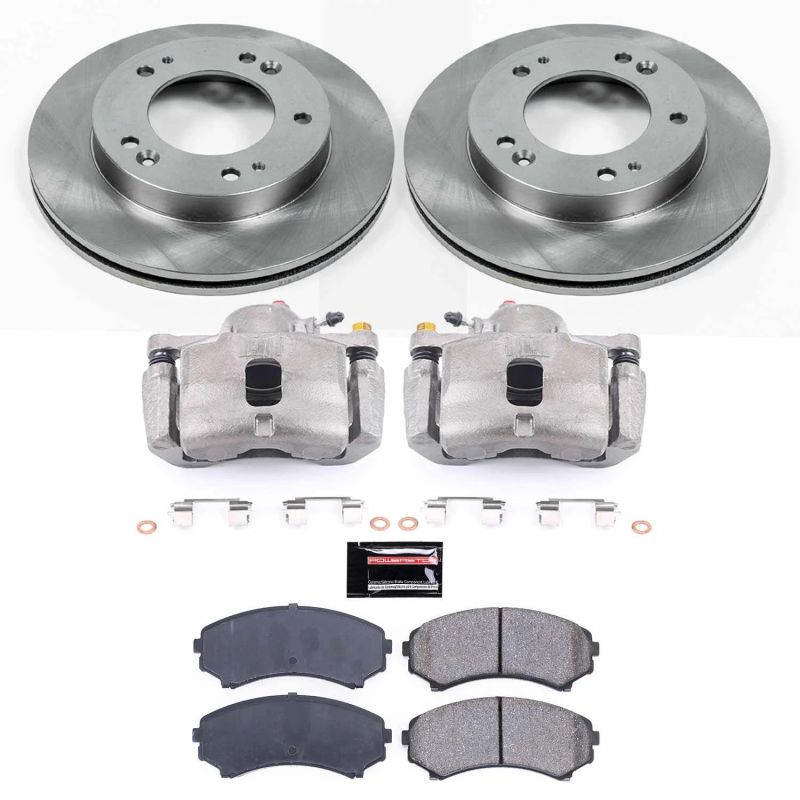 PSB Autospecialty Kit w/Cals - Power Stop 2002 Honda Passport Front Autospecialty Brake Kit w/Calipers