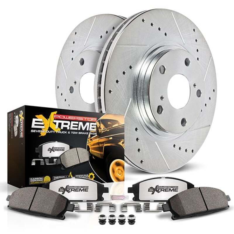 PSB Z36 Truck & Tow Kit - Power Stop 21-22 Chevrolet Colorado Rear Z36 Truck & Tow Brake Kit