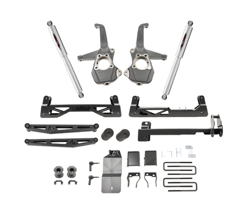 BT Lift Kit w Shocks - Belltech 19-20 Chevrolet Silverado / GMC Sierra 1500 4WD 6in Suspension Lift Kit w/ Shocks