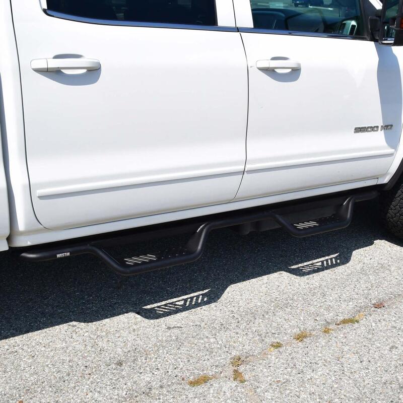 WES Nerf Bars - Outlaw - Westin 04-13 Chevrolet Silverado Outlaw Drop Nerf Step Bar - Textured Black