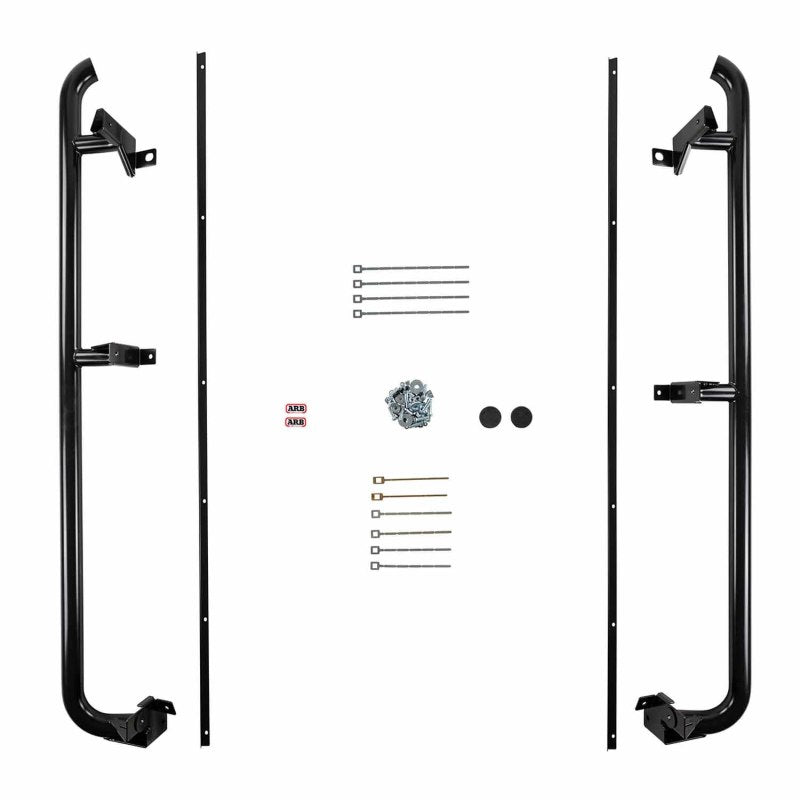 ARB Side Rails/Steps - ARB Deluxe Rock Rails Jk Lwb
