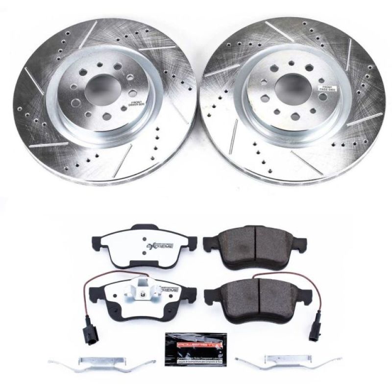 PSB Z36 Truck & Tow Kit - Power Stop 15-18 Ram ProMaster City Front Z36 Truck & Tow Brake Kit