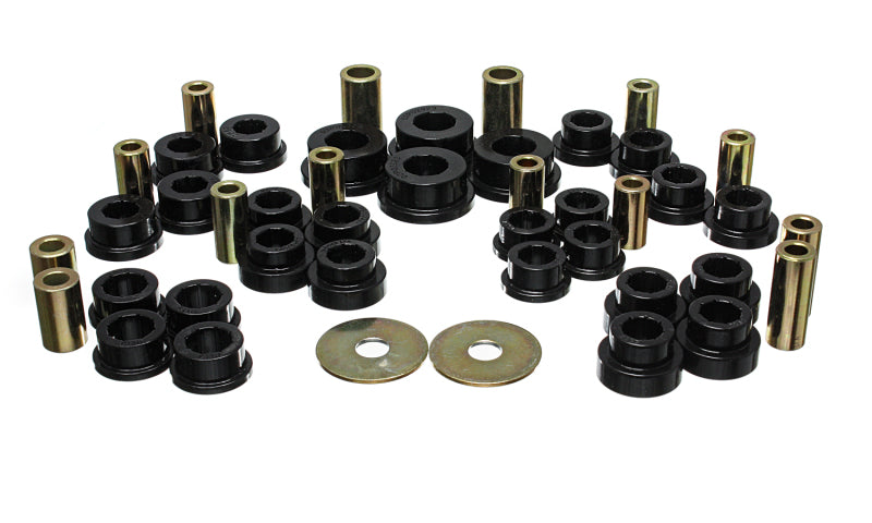 ES Cntrl Arm Bushings - Black - Energy Suspension Subaru 08-12 Impreza/08-14 WRX Black Rear Control Arm Bushing Set