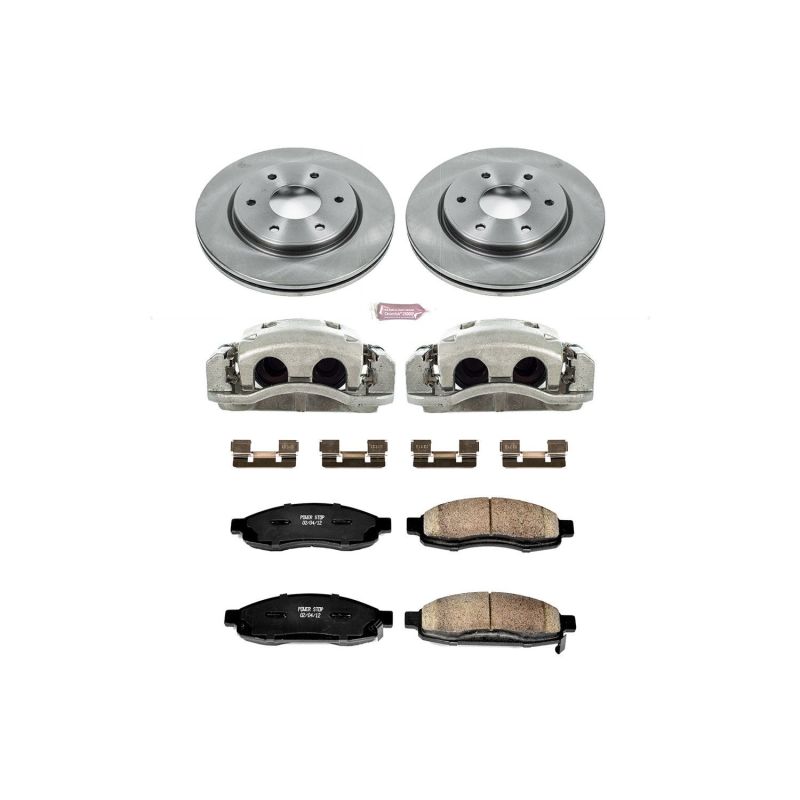 PSB Autospecialty Caliper - Power Stop 05-07 Nissan Titan Front Autospecialty Kit w/Cals