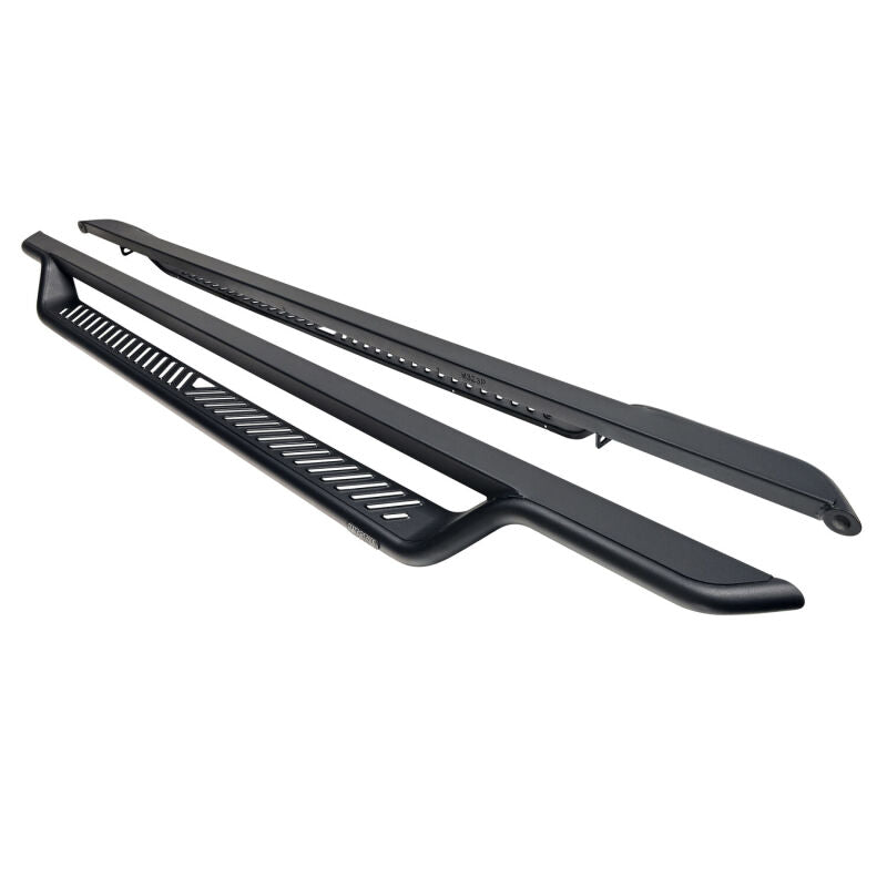 WES Running Boards - Outlaw - Westin 15-25 Ford F-150 SuperCrew/17-24 F-250/350 SDCC Outlaw Drop Running Boards - Tex. Blk