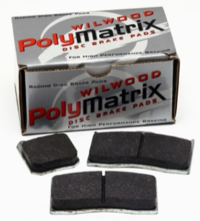 WIL PolyMatrix E Brake Pads - Wilwood PolyMatrix Pad Set - 6617 E W6A /W4A AERO 4/6 (.670in Thk)