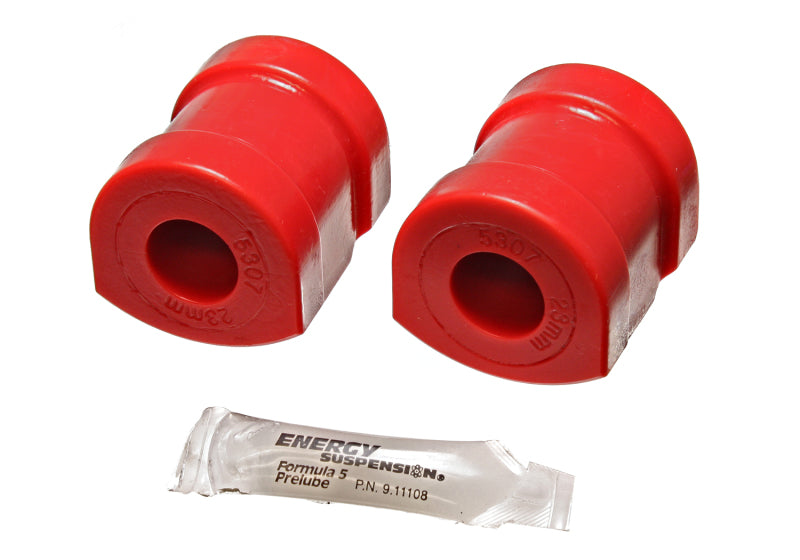 ES Sway Bar Bushings - Red - Energy Suspension 92-99 BMW 318I/325i/328I Red 23mm Front Sway Bar Frame Bushings