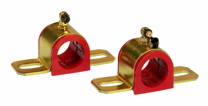 PRO Sway/End Link Bush - Red - Prothane Universal 90 Deg Greasable Sway Bar Bushings - 32MM - Type B Bracket - Red