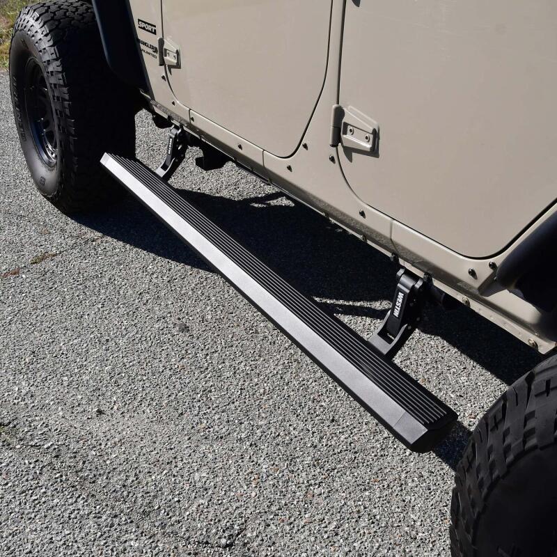 WES Running Boards - Pro-e - Westin 07-18 Jeep Wrangler JK Unlimited Pro-e Electric Running Boards - Textured Black