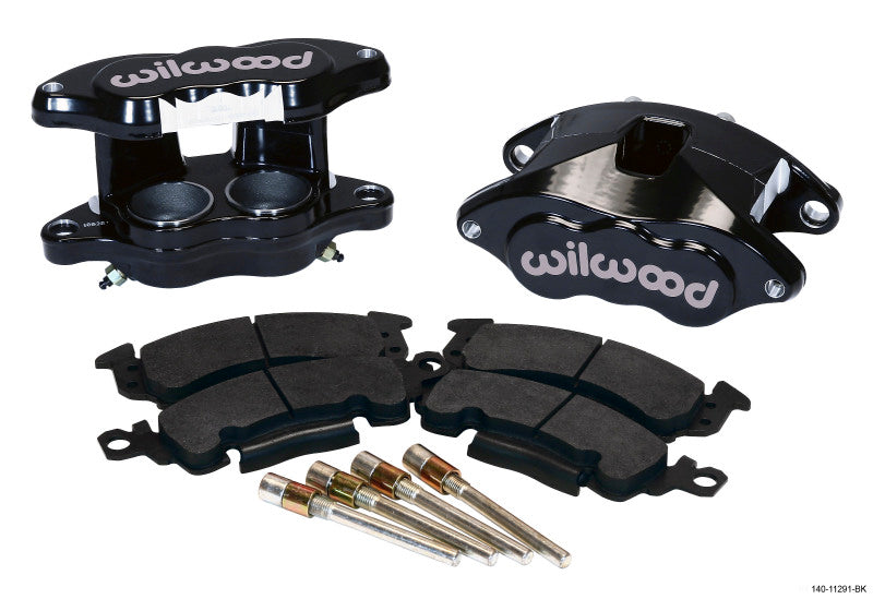 WIL D52 Brake Kit - Wilwood D52 Front Caliper Kit - Black Powder 2.00 / 2.00in Piston 1.04in Rotor