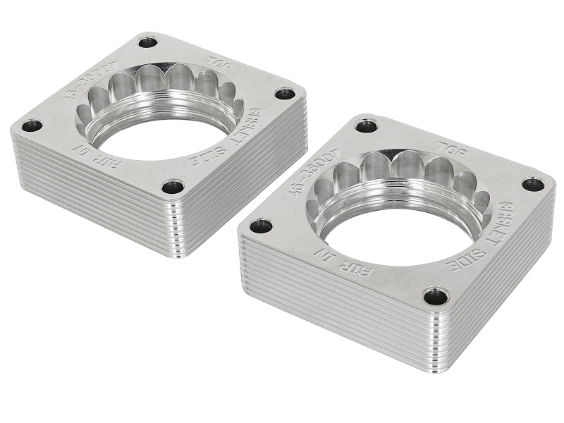 AFE Silver Bullet TBS CARB Approved - aFe Silver Bullet Throttle Body Spacer 09-18 Nissan 370Z V6-3.7L (VQ37VHR)