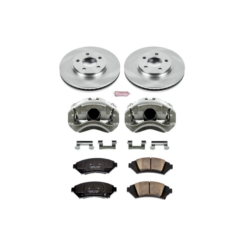 PSB Autospecialty Kit w/Cals - Power Stop 2005 Buick LeSabre Front Autospecialty Brake Kit w/Calipers