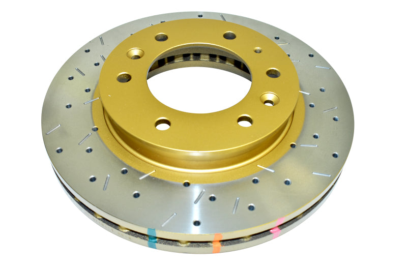 DBA 4000 Slot&Drill Rotors - DBA 2010+ Ford Ranger 4000 XS Cross-Drilled & Slotted Series Front Rotor