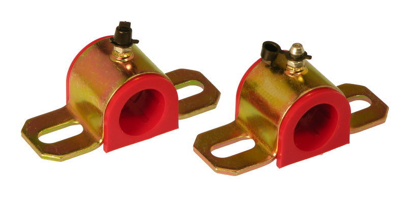 PRO Sway/End Link Bush - Red - Prothane Universal Greasable Sway Bar Bushings - 24MM - Type A Bracket - Red