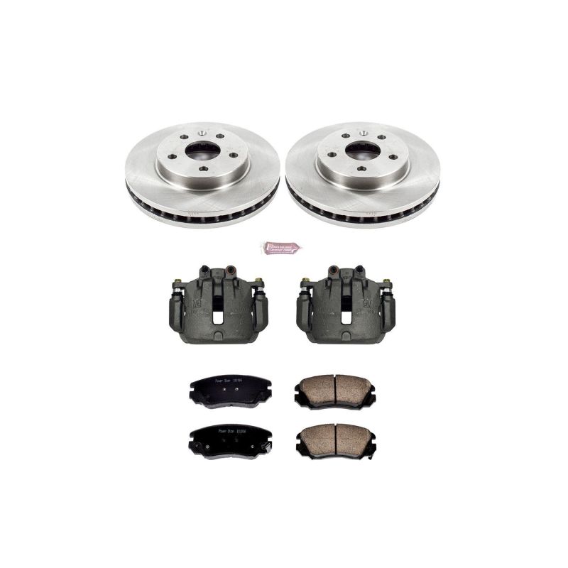 PSB Autospecialty Kit w/Cals - Power Stop 11-16 Buick LaCrosse Front Autospecialty Brake Kit w/Calipers
