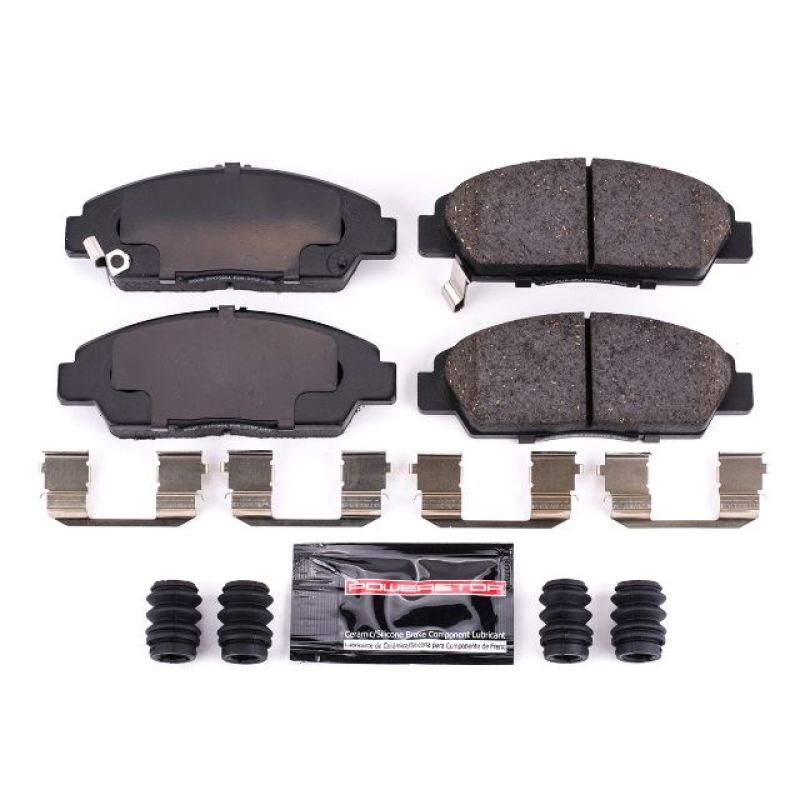 PSB Z23 Evolution Brake Pads - Power Stop 92-96 Honda Prelude Front Z23 Evolution Sport Brake Pads w/Hardware