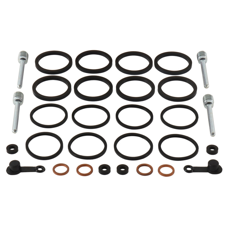 ABR Caliper Rebuild Kits - All Balls Racing 07-12 Kawasaki ZX600 (ZX-6R) Caliper Rebuild Kit Front