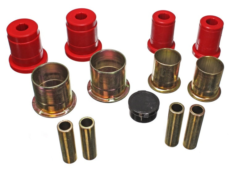 ES Cntrl Arm Bushings - Red - Energy Suspension 94-04 Ford Mustang Red Front End Control Arm Bushings