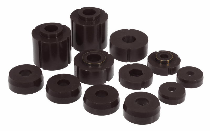 PRO Body/Subframe Bush - Blk - Prothane 84-88 Ford Bronco II Body Mount Kit - Black