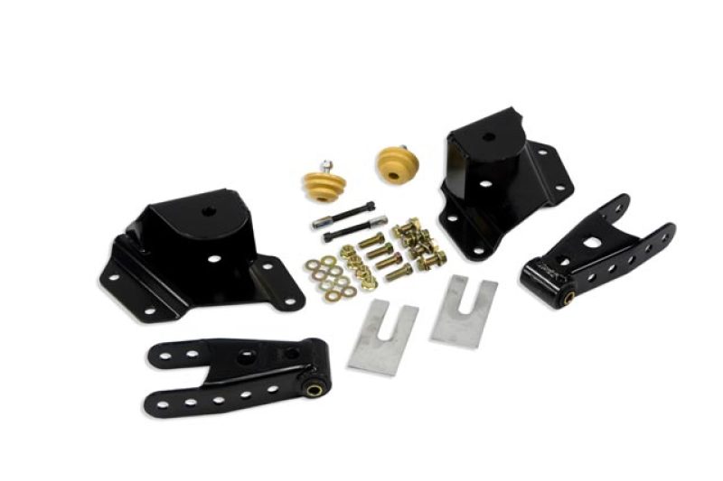 BT Shackle Kit - Belltech SHACKLE AND HANGER KIT 99-06 GM/GMC 1500 STD CAB 4inch