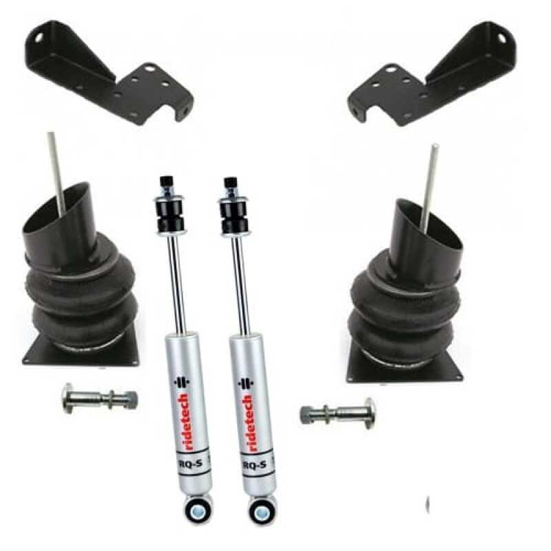 RID Suspension Kits - Front - Ridetech 58-64 Impala Front CoolRide Air Spring & RQ-S Shock Kit (For Use With Stock Arms)