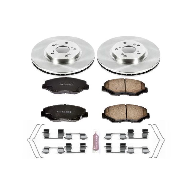 PSB Autospecialty Kit - Power Stop 03-08 Honda Pilot Front Autospecialty Brake Kit