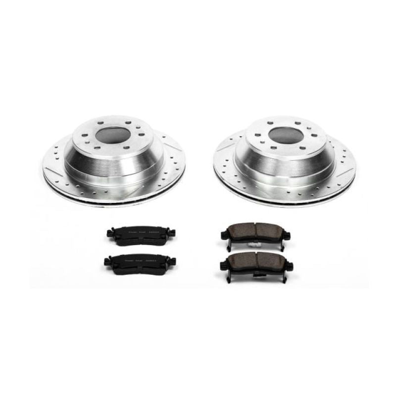 PSB Z23 Evolution Kit - Power Stop 04-07 Buick Rainier Rear Z23 Evolution Sport Brake Kit