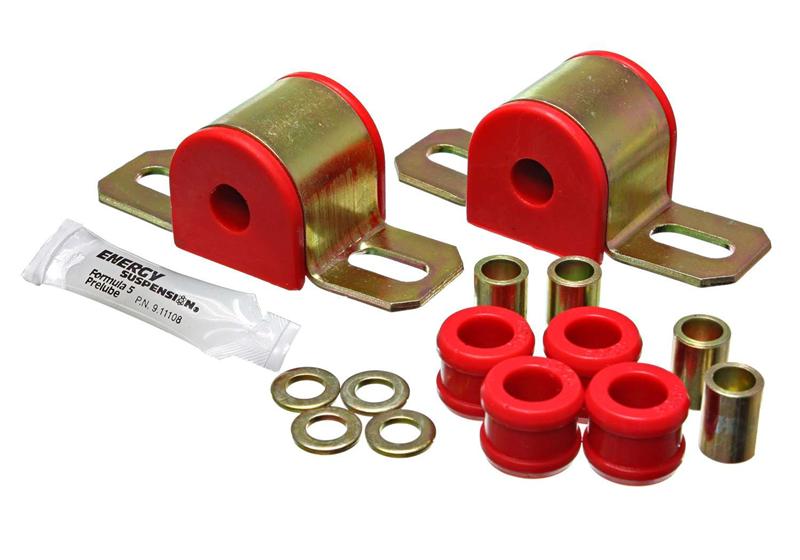 ES Sway Bar Bushings - Red - Energy Suspension 68-82 Chevrolet Corvette Red 9/16in Rear Sway Bar Bushings