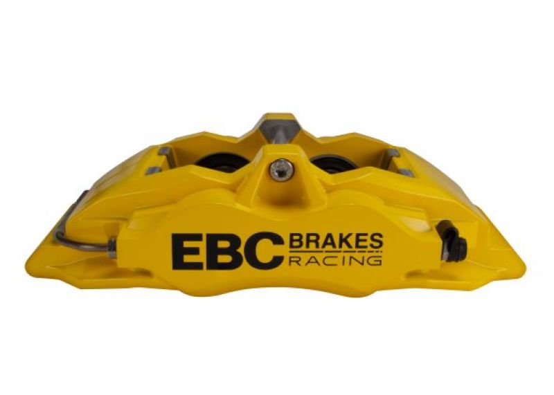 EBC Apollo-4 Calipers - EBC Racing 05-11 Ford Focus ST (Mk2) Front Left Apollo-4 Yellow Caliper